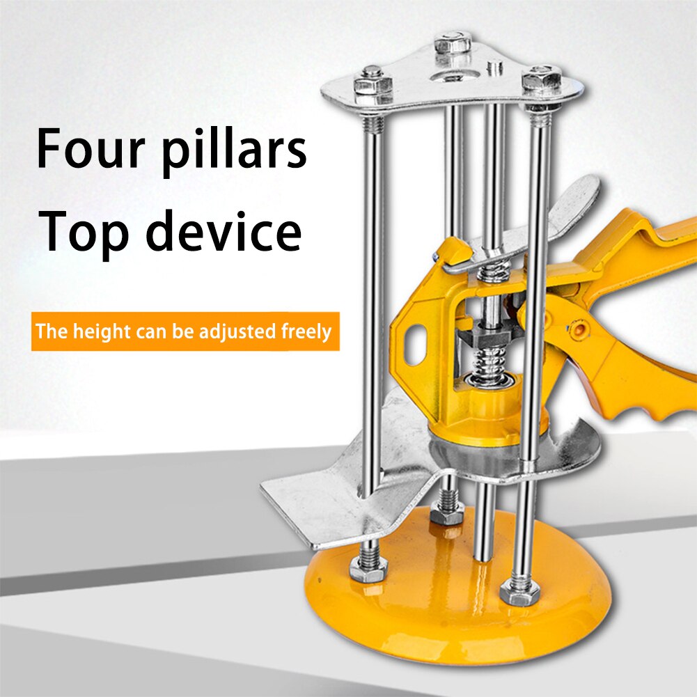 Stücke Tragbare Edelstahl eisen Fliesen Höer Einstellbar Lokalisierer Fliesen Höer Einstellung Maurer Pflaster Zauberstab Fliesen Artefakt Werkzeug