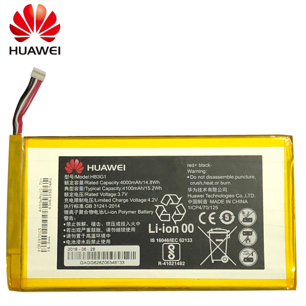 Original huawei HB3G1/HB3G1H Batterie 4000mAh Für Huawei Huawei MediaPad 7 Lite S7-301U 301W 302 303 701 931 li-Ion 4000mAh