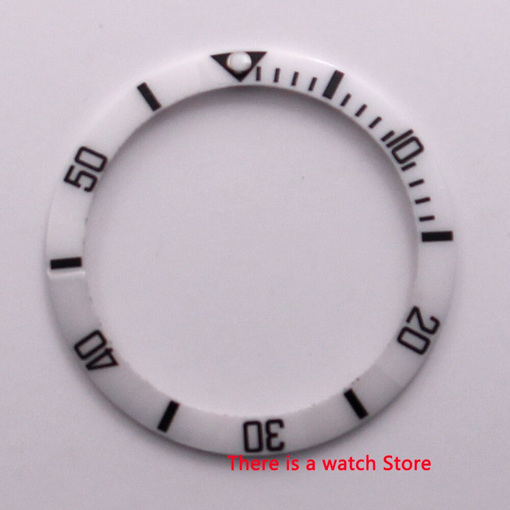 38mm keramik lünette einsatz leucht Punkt passen 40mm uhr fallen UNTER Automatische herren uhr