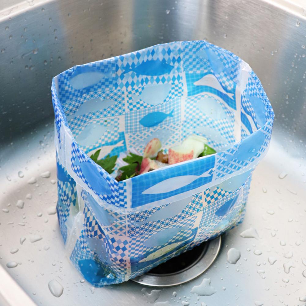 Küche selbst-unterstützung ablauf tasche verdickung einweg müll tasche üBrigg gebliebene schlacke tasche Waschbecken speisereste wasser tasche 25 stücke FD