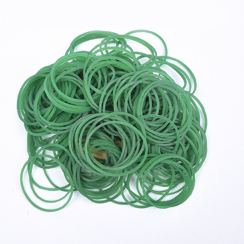100 stück/Pack grün Gummi Bands D38mm Starke Elastische Band büro für schule Industrielle Versorgung Schreibwaren Halfter Verpackung Suppl