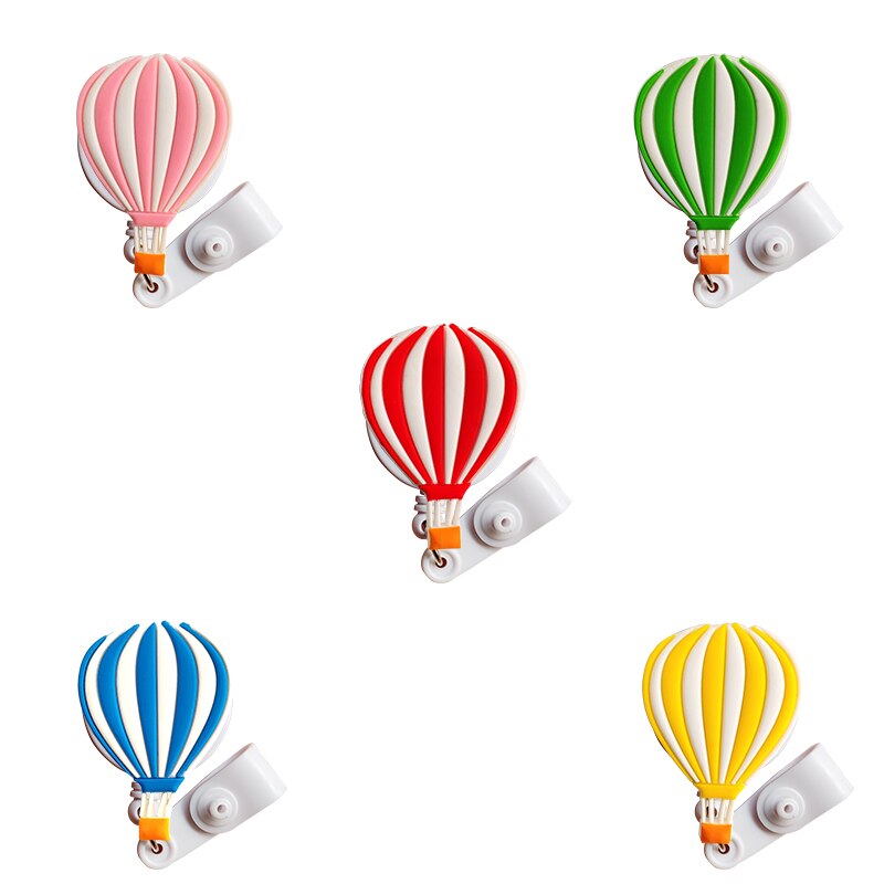 SchöNe Bunte Heißluft Ballon Krankenschwester Ich würde Karte Halfter Versenkbare Ich würde Abzeichen Halfter Mini Abzeichen Spule Abzeichen Clip Versenkbare für arbeit