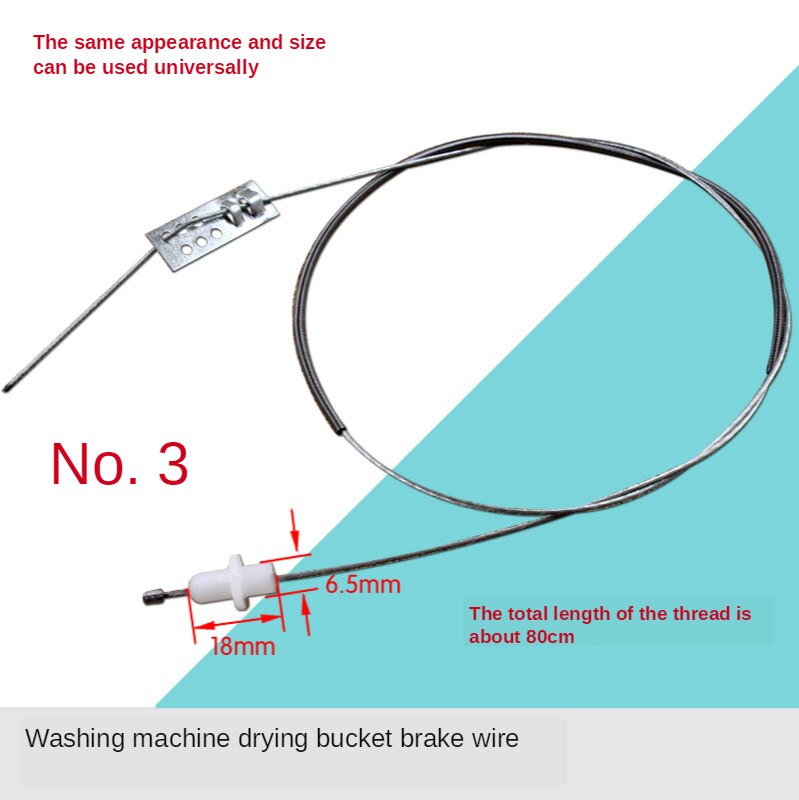 80cm waschmaschine bremsleitung Brems kabel für waschmaschine bremsscheibe kabel zubehör Stahl draht