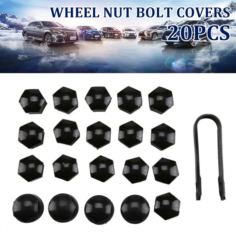 20Stck 17mm Rad murmeln Bolzen Kopf Abdeckung Kappe Kopf Abdeckung Kappe Rad murmeln Bolzen Galvanisieren Reifen Rad Schraube schrauben Rad Hub murmeln