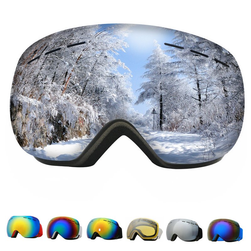 Ski Brille Winddicht Skifahren Brillen Doppel Schichten Anti-Nebel Ski Maske Gläser Männer Frauen Sonnenbrille Brille Sport Snowboard Winter