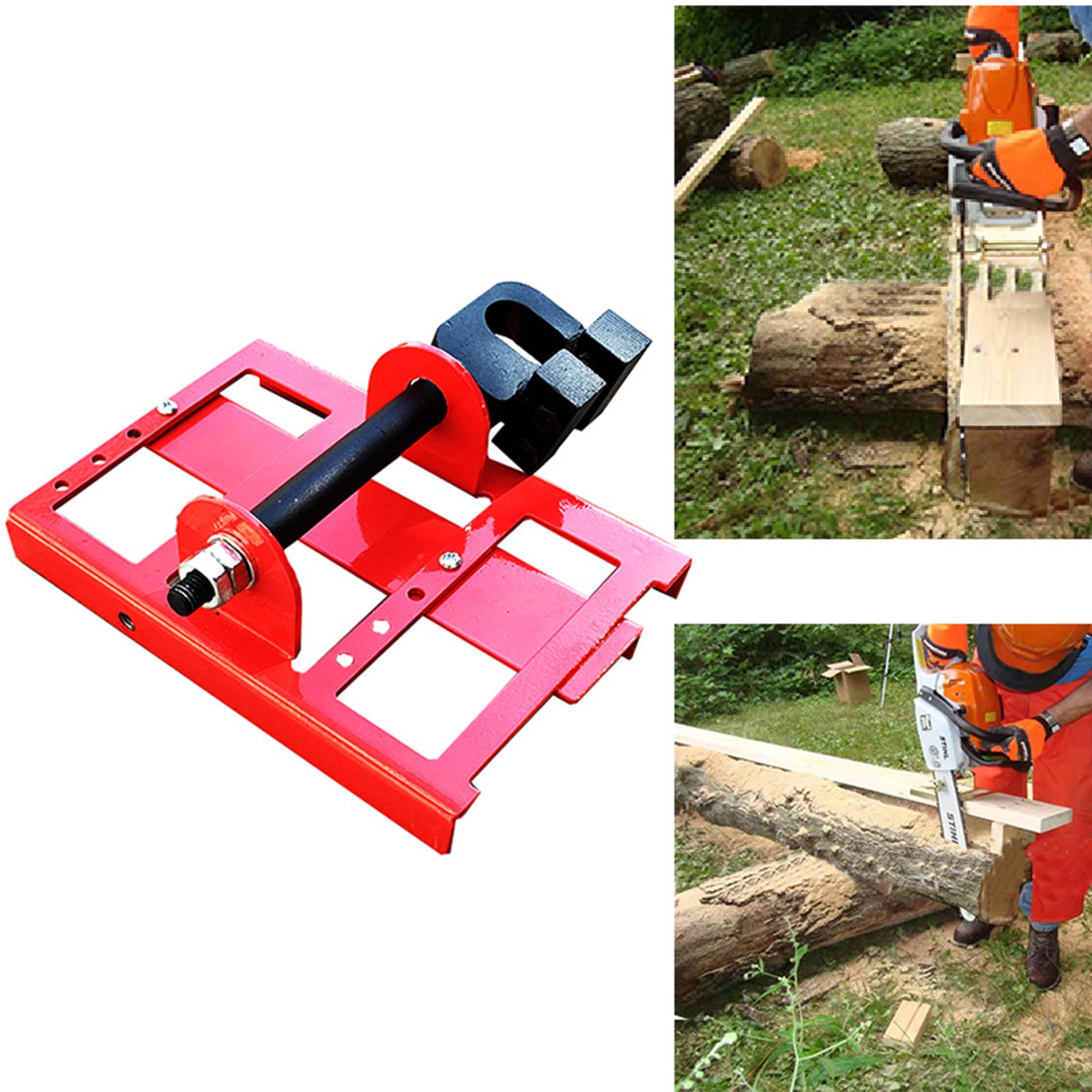 Praktische Befestigung Bauherren Bau Rahmen Holz Mini Tragbare führen Bar Zubehör Holz Schneiden Kettensäge Mühle