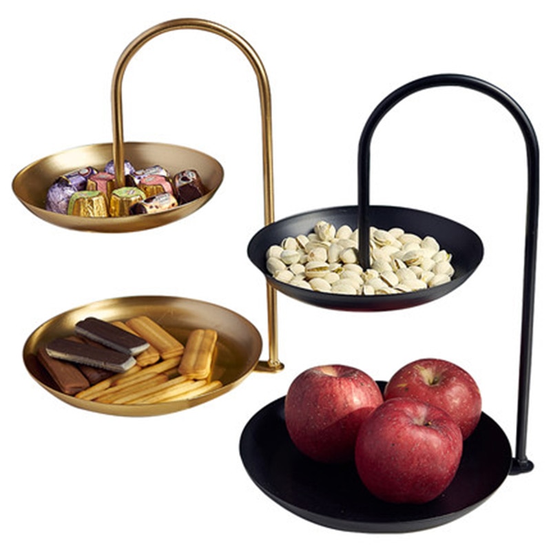 2 Ebene Kuchen Stehen Lagerung Tabletts Nachmittag Tee Hochzeit Platten Partei Geschirr Backformen Gestell Schmiedeeisen Snack Obst Halfter Schutt
