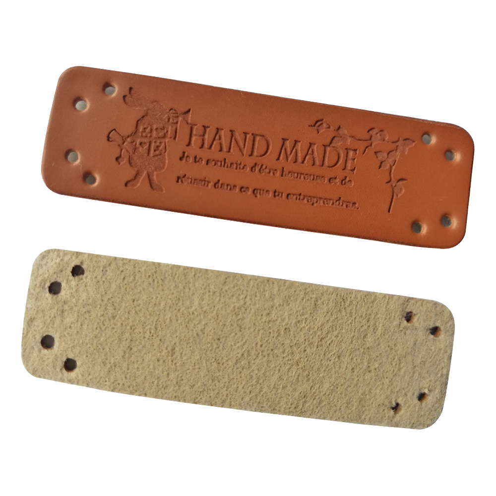 48 teile/los Sieg Logo handgemachte leder etiketten Logo für Hand Hand gemacht Etikett für Stichworte handarbeit näHenne Schild für kleidung