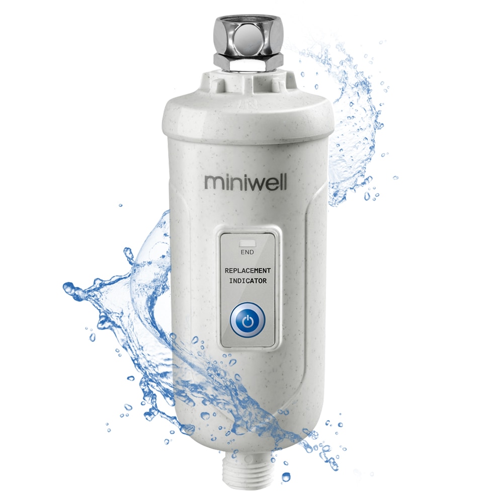 Universal- Miniwell dusche Filter Luftreiniger-Wasser Erweichung Dusche Kopf Filter für Haarausfall