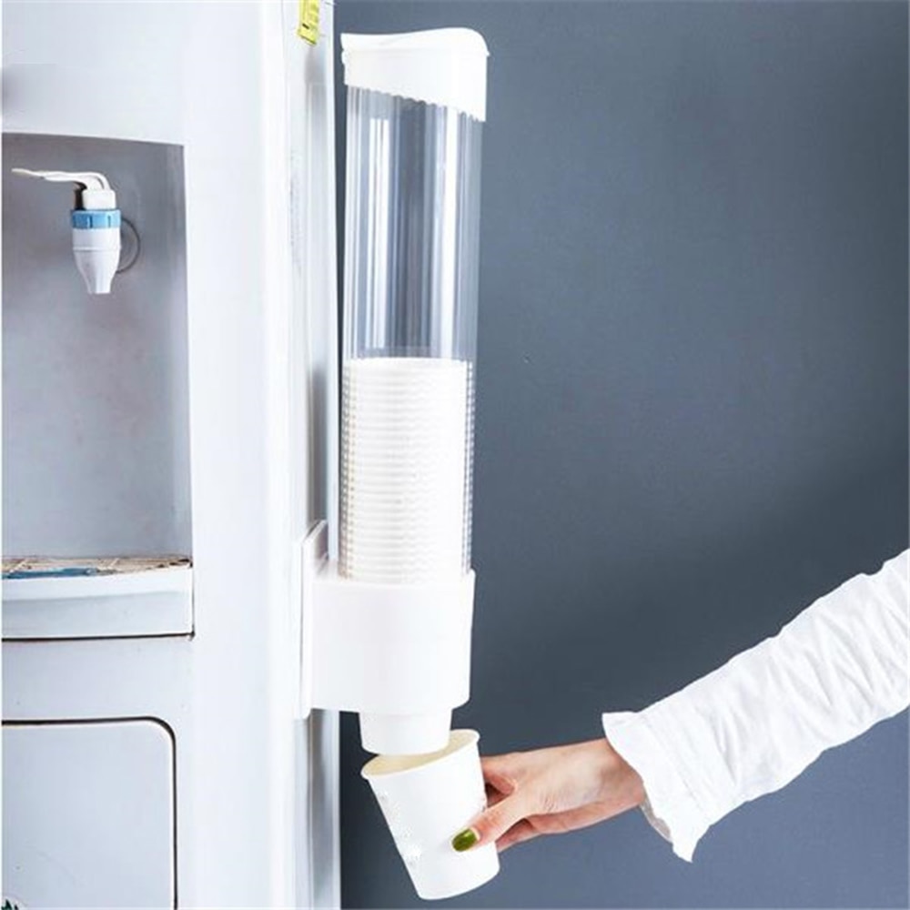 70 tassen Kunststoff Papier Tasse Halfter Automatische Wasser Spender Tasse Halfter Einweg Papier Tasse Gestell-Heimat Verbesserung