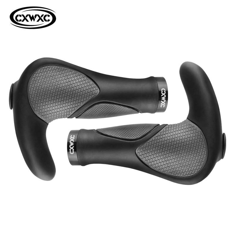 MTB Griffe Fahrrad Gummi Fahrrad Lenker Griff Bar Ende Kappe Radfahren Mountainbike Griffe Ergonomische Fahrrad Griff Griffe Stecker sperren auf