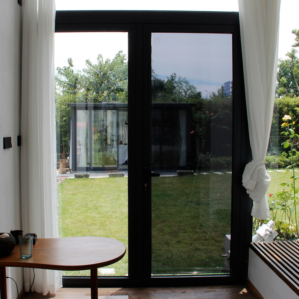 Sunice Grau & Silber Reflektierende Fenster Film ein weg spiegel Solar- farbton Privatsphäbetreffend Fenster Film Glas Aufkleber für Heimat Sekretariat 0,5x3 M