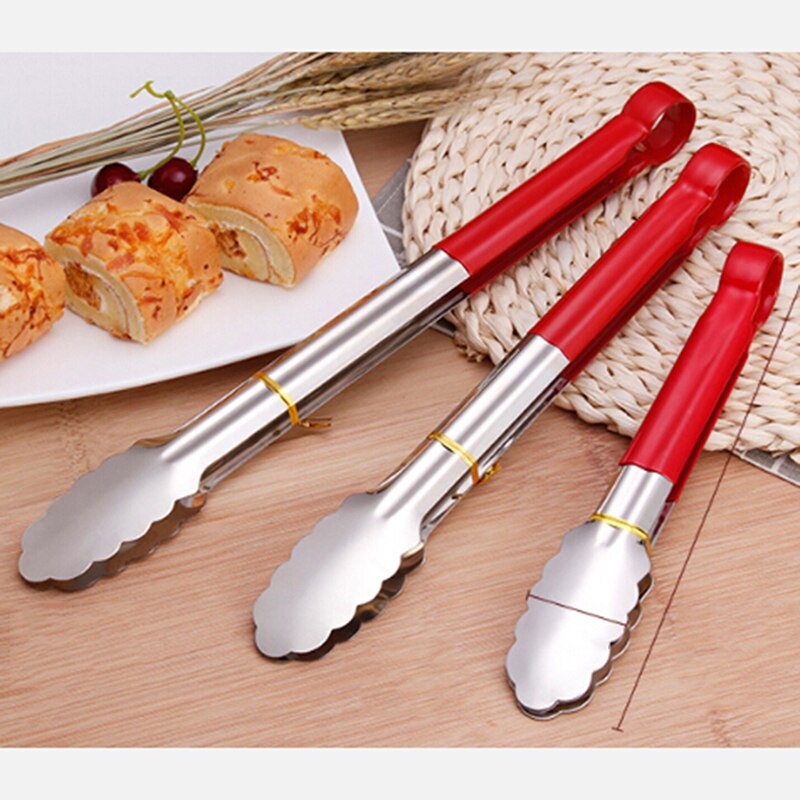 Neue Edelstahl Lebensmittel Clip Snack Friteuse Buffet Servierzange Frankreich Braten Küche Lebensmittel Zange