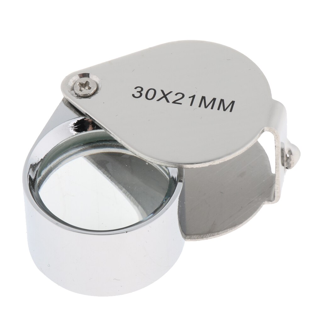 Mini Faltbare 30 Mal Vergrößerungs Lupe Glas Juwelier Auge Schmuck Lupe