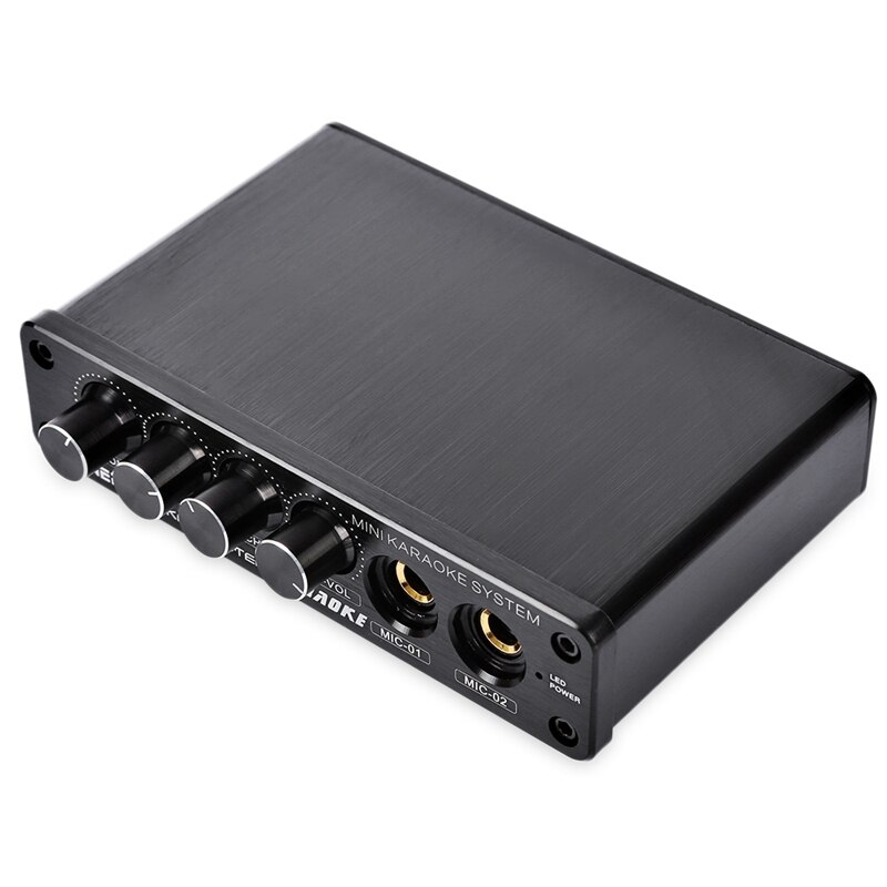 Lynepauaio Karaoke Tv/Handy, Mobiltelefon Dual-Mikrofon Mini Karaoke Mischpult, sterben Unterstützt ziehen um-Spule Mikrofon Eingang, und Ist S