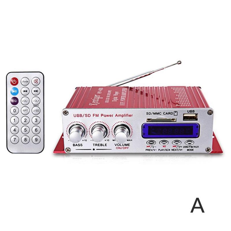 Kentiger Hy-400 Hallo-fi Auto Stereo Versterker Radio Mp3 Lautsprecher Erfüllt Fm Lcd Anzeige Energie Speler Voor Auto Motorfiets Fernbedienung Contr
