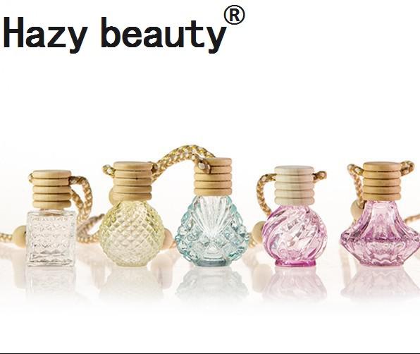 Leere flaschen Neue stil blume parfümflasche Auto ornamente luftreiniger Auto luft erfrischungsmittel Auto parfüm Leeren flaschen