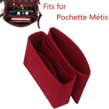 Passt Für Pochette Métis Klappe Fühlte Tuch Legen Tasche Organizer machen-hoch Handtasche Organizer Reise Innere Geldbörse Tragbare Kosmetik Taschen