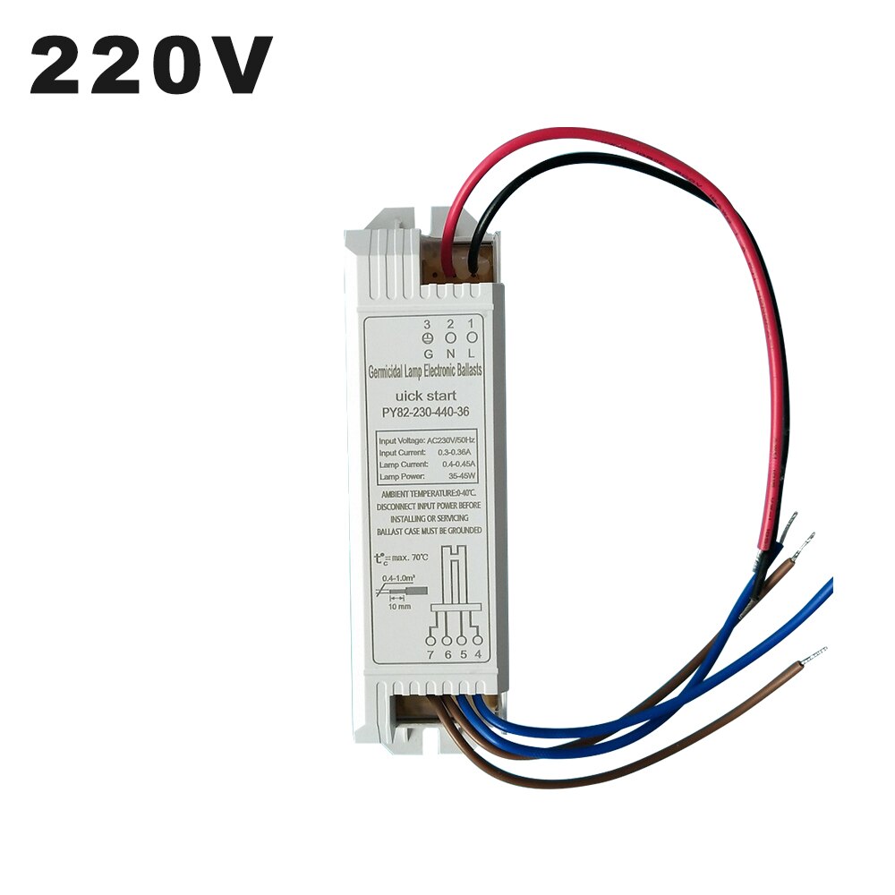 2G11 Uv Entkeimungslampe Ballast AC220V UV Lampe Rohr 4-18W 24W 36W 55W Universal- elektronische Ballast UVC Sterilisieren Lampe
