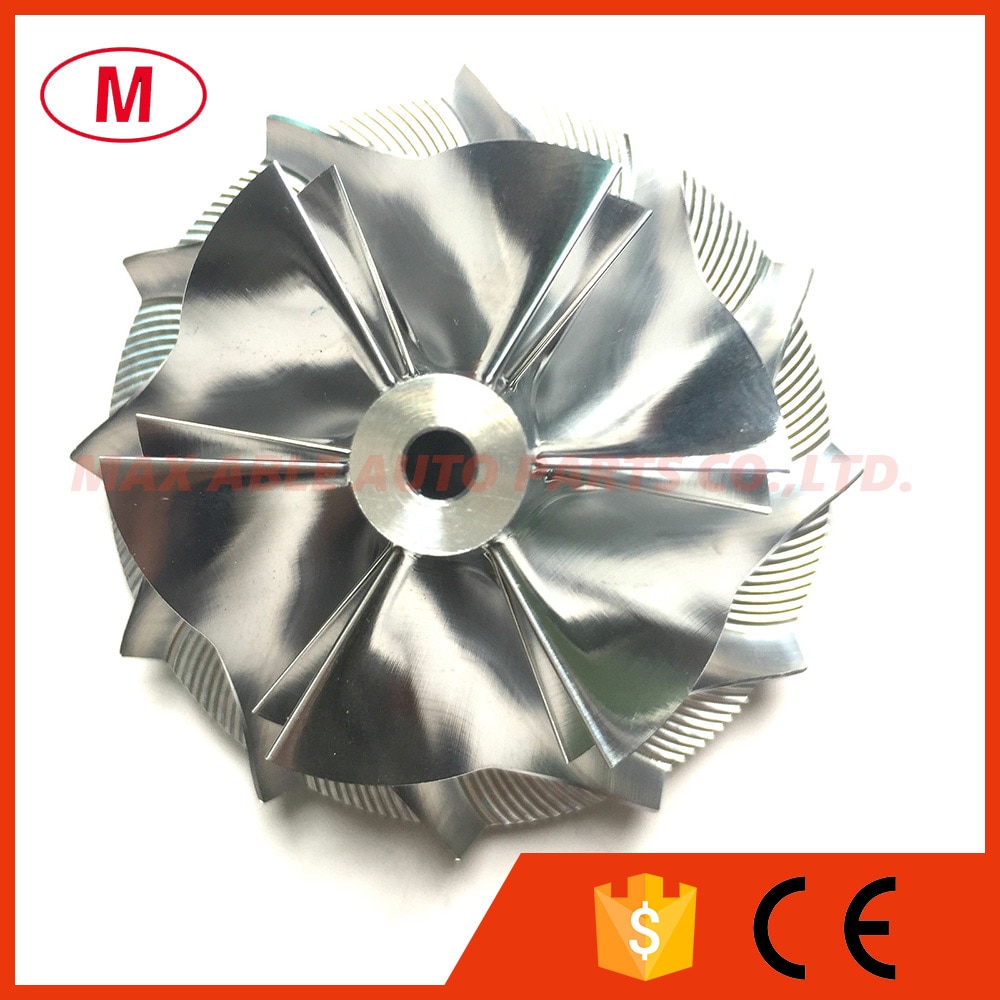 GT12 41.40/55,00mm 6 + 6 klingen Hohe Preformance Turbo Billet Kompressor Rad/Aluminium2618/Turbolader Fräsen kompressor Rad