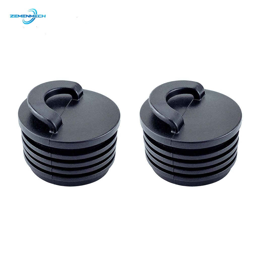 2Stck Universal- 40mm Schwarz Gummi Ablauf Löcher Stecker Attika Stopper Bungs Entwässerung Kajak Marine Stiefel Rafting Schlauchboot Kanu floß