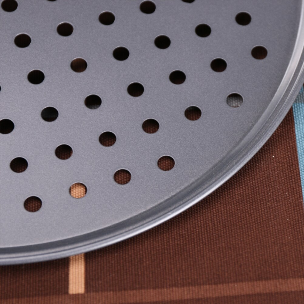 32CM Nicht-Stock Pizza Pfanne Pizza Tablett Runde Pizza Backblech Starke Backen Werkzeug tief Gericht Pfanne Tablett bilden-bilden Backen Werkzeuge