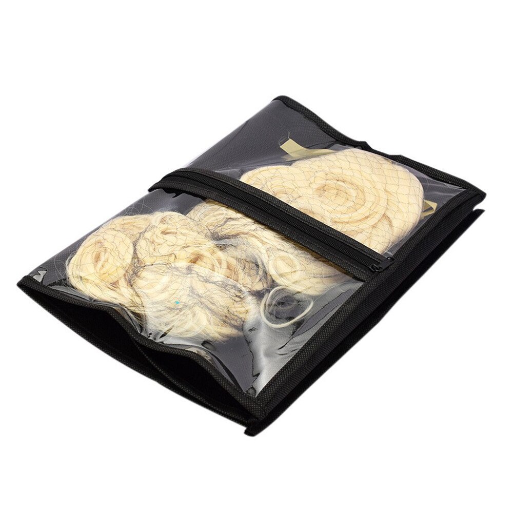 Haar Erweiterungen Perücken Lagerung Tasche mit Perücke Aufhänger Staub nachweisen Schützende Perücke Lagerung Halfter Haarpflege Produkt setzt