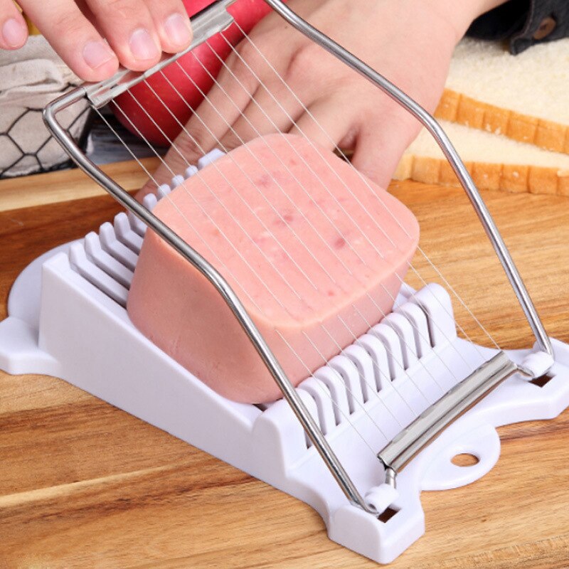 Edelstahl Schinken Schneidemaschine Mittagessen Fleisch Schneidemaschine Banane Cutter Ei Wurst Schneidemaschine Heimat Multifunktionale Küche Spielereien @ LS