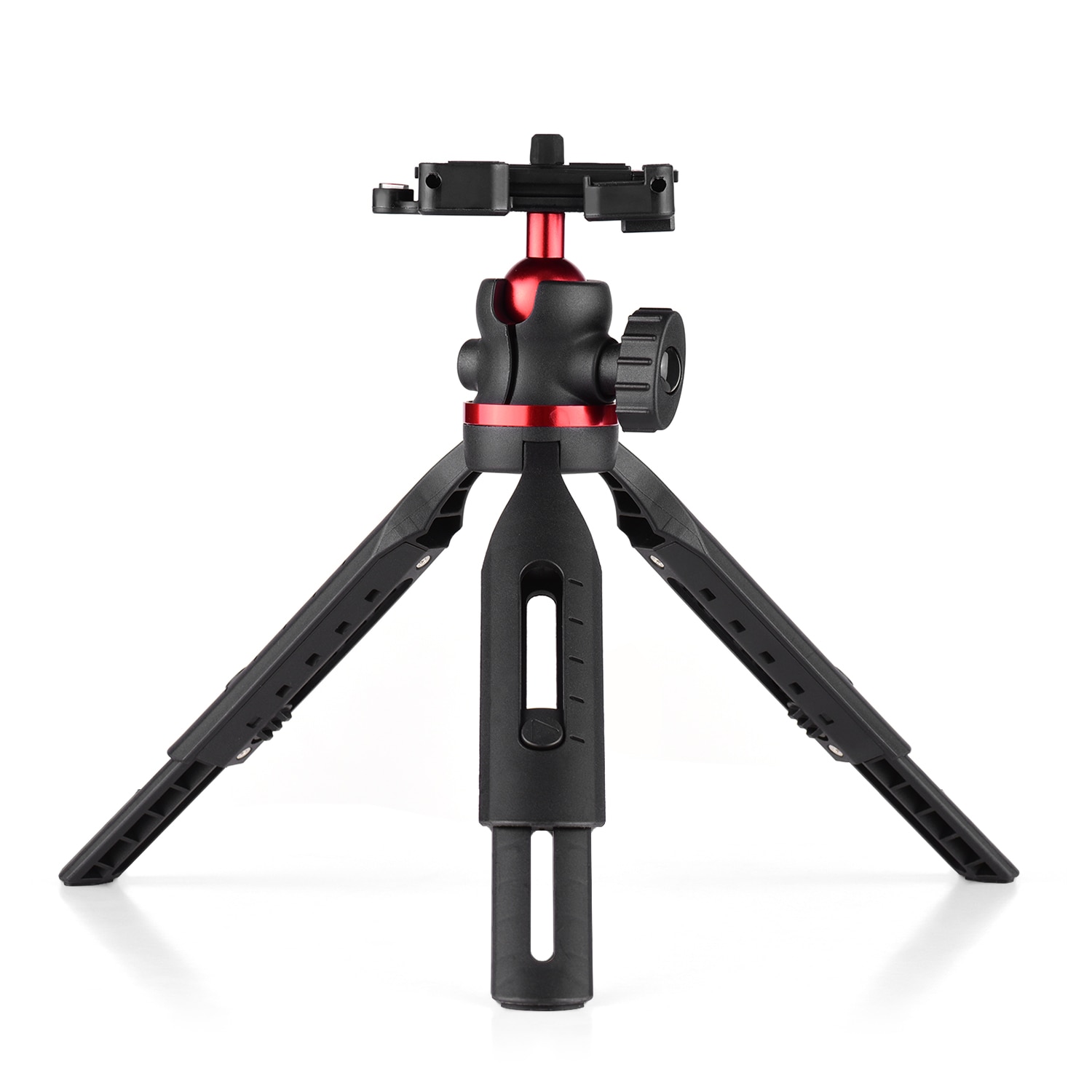 Fotografie Tisch Stativ mit 1/4 Schraube Gewinde Stativ für Telefon + Klemme Kalten Schuh Montieren mit Wasserwaage