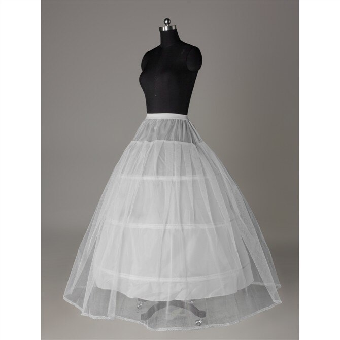 Unterröcke Für Hochzeitskleid 2 Reifen 2 Schichten Elastische Taille Braut Krinoline Langen Felsen Vestido A-linie Kleider Petticoat PC15