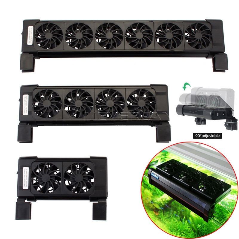 Boyu 2/3/4/5/6 Köpfe Aquarium Fan FS Serie Aquarium Lüfter