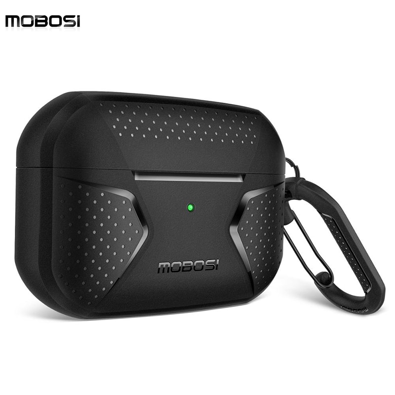 MOBOSI Schutzhülle Für Airpods Profi fallen Abdeckung für AirPods Profi voll-Körper Robusten Schock Absorbieren Schutzhülle Für Airpods 2 fallen