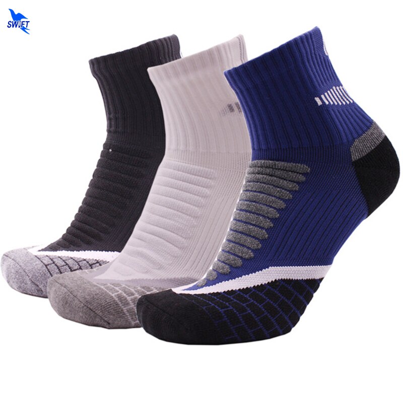 1 paar Neue Baumwolle Unterseite unisex Sport Socken betroffen Schweiß Absorbieren Fußkettchen Laufen Joggen FußBall Basketball Socke
