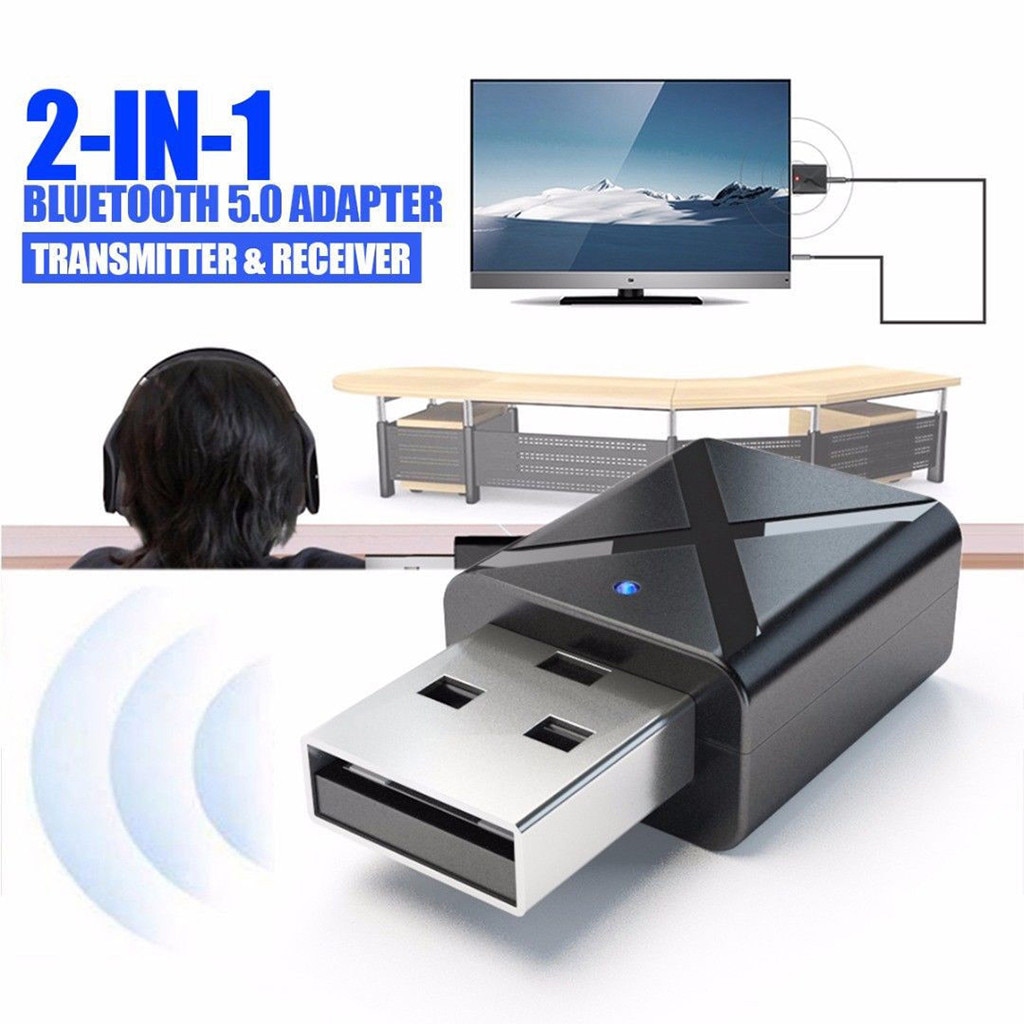Usb Bluetooth 5,0 Empfänger 3,5mm Audio- Sender Adapter Für Tv/pc Kopfhörer Lautsprecher Verstärker Dongles