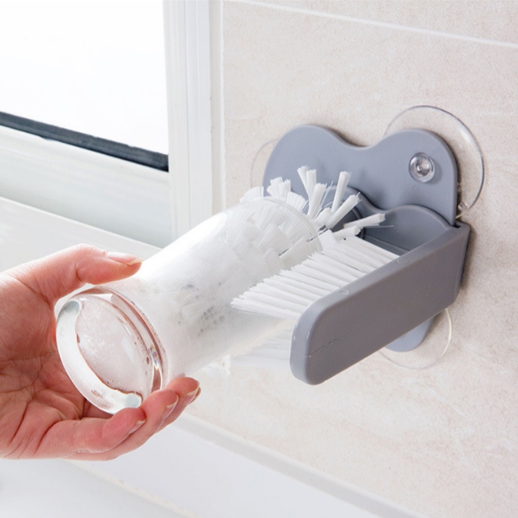 Kreative Zauberstab Saug Typ Faul Tasse Pinsel Glas Reinigung Pinsel Küche Rotierenden Wasser Tasse Tee Tasse Pinsel Waschen Tasse Pinsel