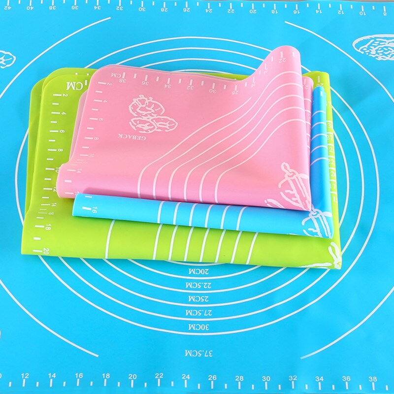 extra Große 70*50CM nicht_Stock Silikon Backen Matten mit Messungen Backen matt Für Rollen-teig wiederverwendbar