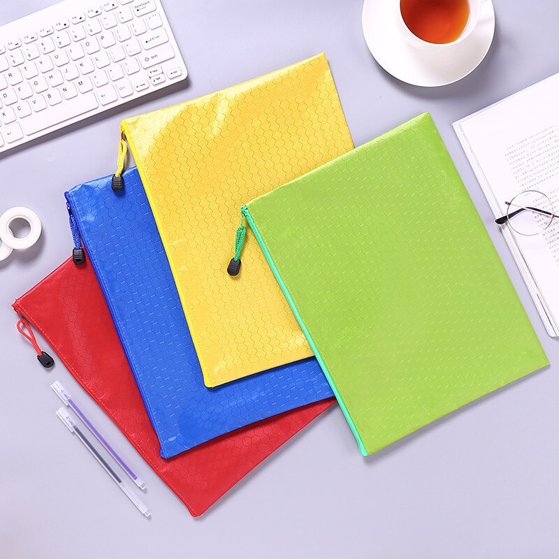 Präsentation Ordner A4 Reißverschluss Dokument Datei Tasche Schüler Schreibwaren Klassifizierung Lagerung Tasche Datei Prüfung Büro Ordner Halfter