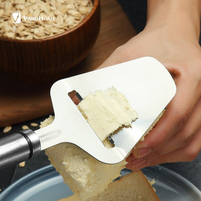 VandHome Multifunktionale Käse Schneidemaschine Kuchen Pizza Schaufel Edelstahl Käse Cutter Reibe Küche Zubehör Käse Werkzeuge
