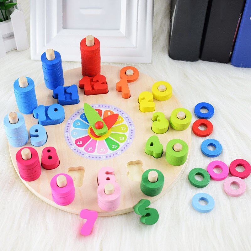Kreative bilden passenden Puzzle Puzzle spielzeug für digitale uhr holz spielzeug