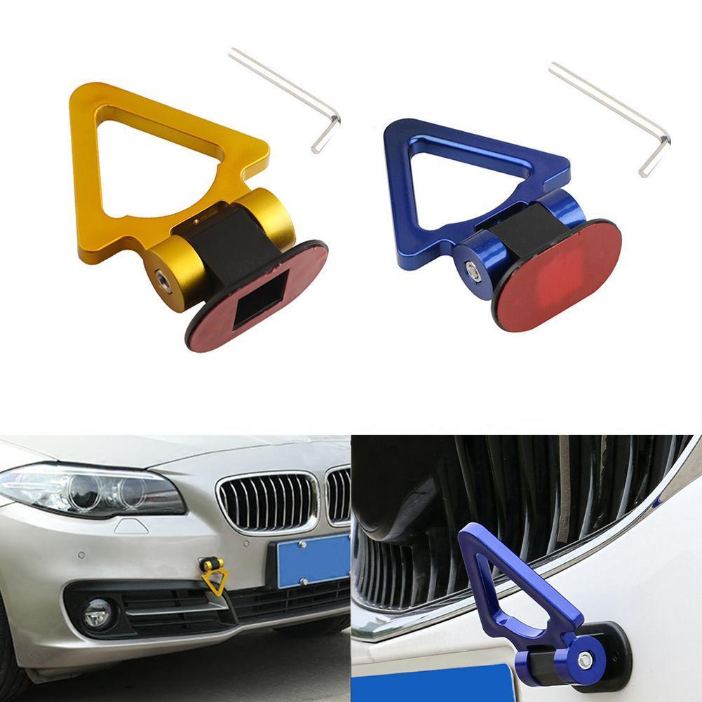 Universal- ABS Stoßstange Auto Aufkleber Schmücken Auto Simulation Schlepptau Auto Gurt/Abschleppen Haken Bausatz Tralier schlepptau seile/Haken/abschleppen Riegel U0U8