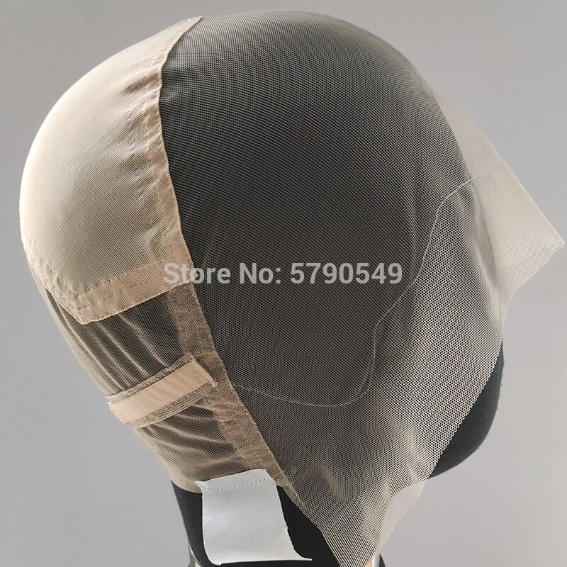 Voll Spitze-Perücke-Kappen Perücke Basis Für Hand gemacht Perücken Mit Verstellbaren Trägern Glueless Weben Volle Spitze kappen