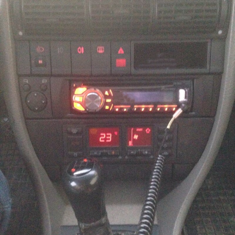 1 Lärm Auto Radio Faszie DVD Rahmen Auto Stereo Tafel umrüsten Bausatz eins Lärm Stereo Spieler trimmen Installation für 2003 a6 Auto