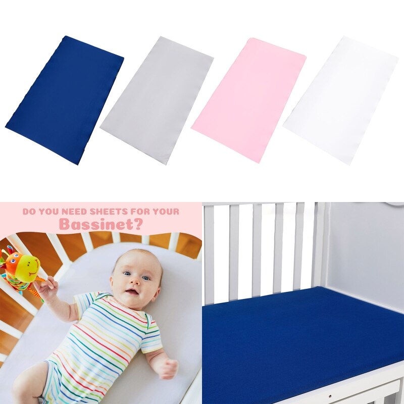 Einfarbig Weiche Baby Bett Abdeckung Krippe Stubenwagen Blatt Kleinkind Mädchen Junge Bett Matratze A2UB
