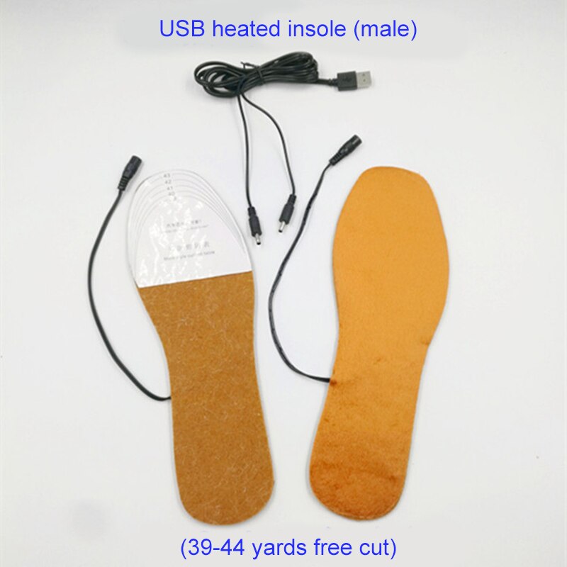 1 paar USB Erhitzt Schuh Einlegesohlen Fuß Erwärmung Pad Füße Wärmer Socke Pad matt Winter draussen Sport Heizung Einlegesohlen Winter warme Sohlen