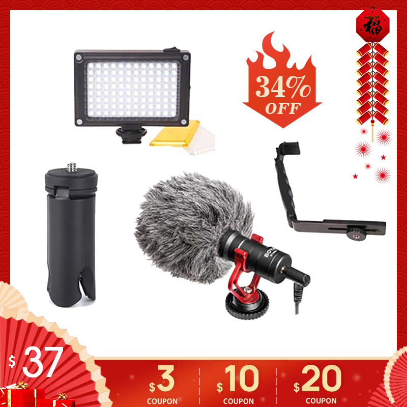 DJI Osmo Handy, Mobiltelefon 3 2 Video installieren Mikrofon L Halterung LED Video licht, mic Stand für Osmo Handy, Mobiltelefon 3 Glatte 4 Vimble 2 Gimbal