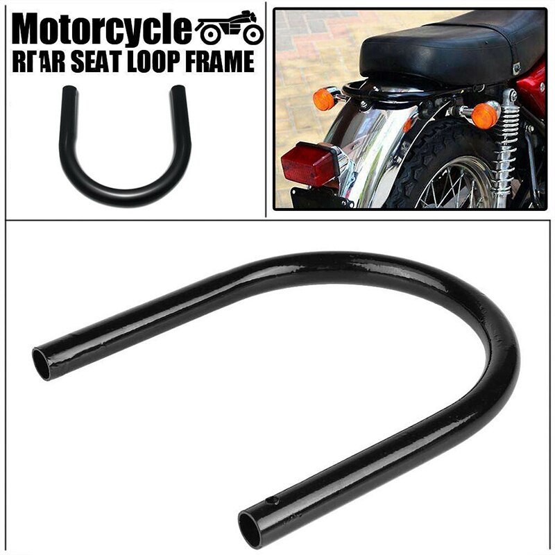 Motorrad Hinten Sitz Sitz Rahmen Montage Halterung Rahmen Schleife Band Montieren Montage (210mm Gerade)