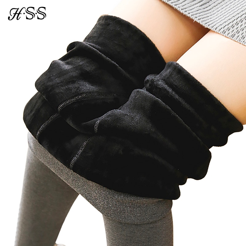 HSS Herbst Winter frauen Plus 3XL Baumwolle Strumpfhosen Streifen Samt Strumpfhosen Super Elastische Dünne Verdicken warm Strumpfhosen
