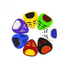 heiße kleine schöNe Kasten gitarre wählen 7 farbe 3,6 cm kunststoff Material Gitarre Zubehör gitarre wählt Kasten boxen