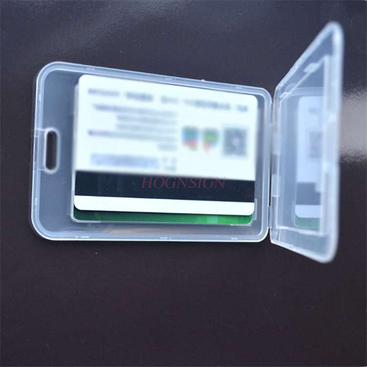 Ich würde karte auflistung 10 stücke Arbeit doppelseitige transparent mit Schlüsselband Ich würde karte Schüler clamshell wasserdicht karte abzeichen