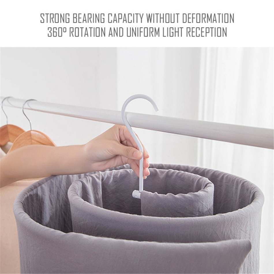 Runde spirale Decke Blätter Aufhänger Edelstahl Rotierenden Trocknen Gestell Sparen Raum Decke Aufhänger draussen Heimat Balkon Aufhänger Werkzeug